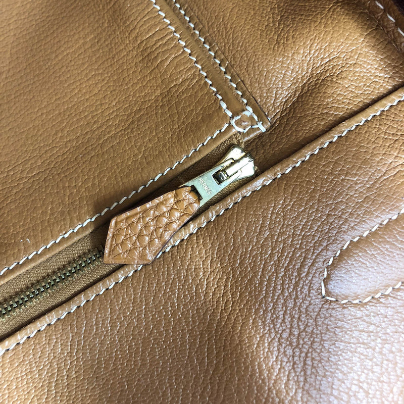 Birkin 35 Gold Clemence Leather with GHW