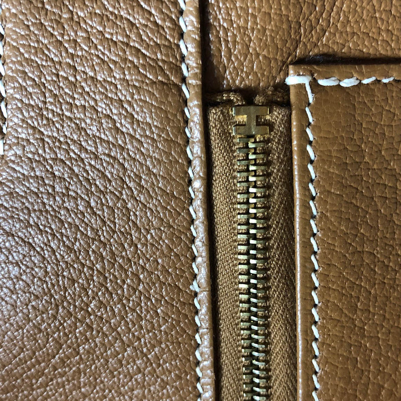 Birkin 35 Gold Clemence Leather with GHW