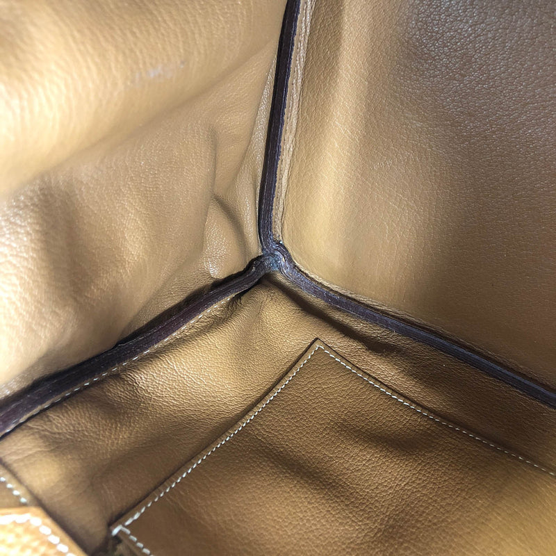 Birkin 35 Gold Clemence Leather with GHW