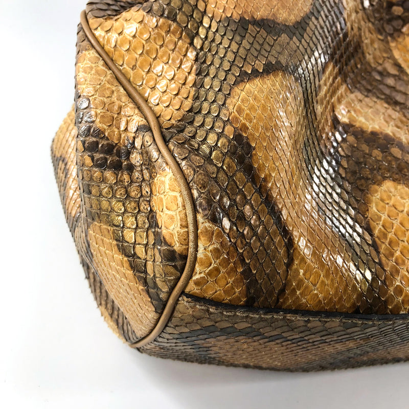 Large GG Python Sukey Tote Bag