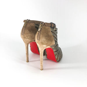 Strappy Booties in Copper 110mm