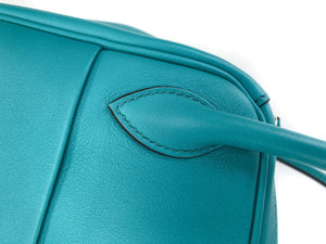 Lindy 26 in Blue Lagoon Swift Leather