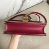 Box Calfskin Medium Classic Box Flap Red with GHW