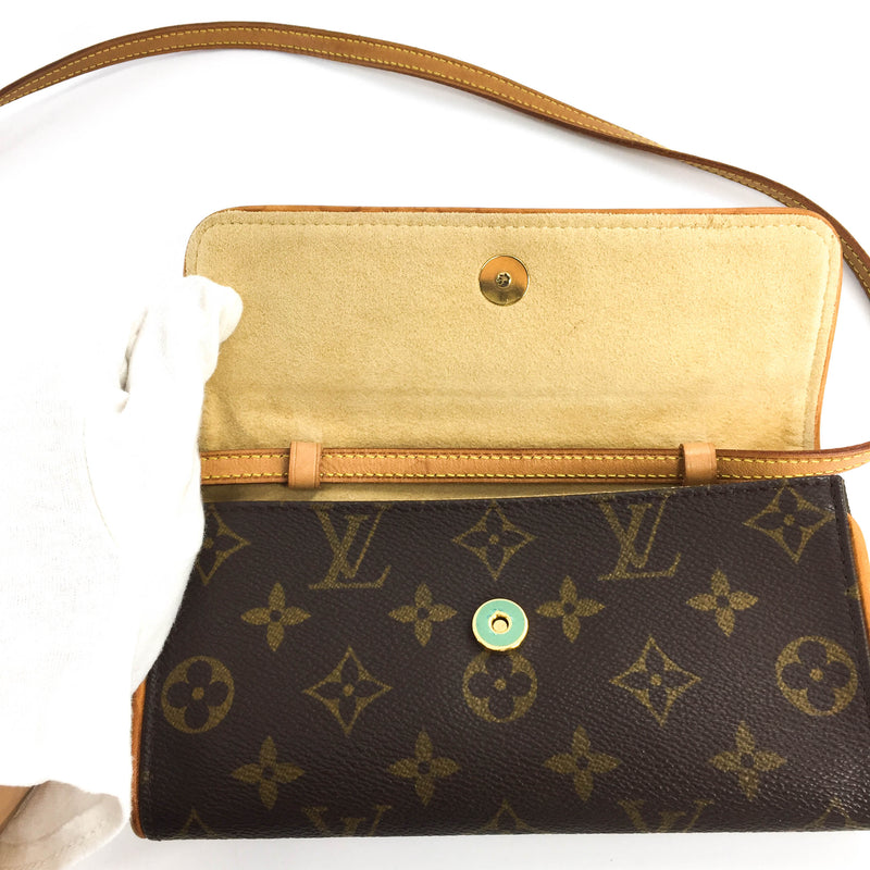 Louis Vuitton Pochette Twin PM - Brown Crossbody Bags, Handbags - LOU26540