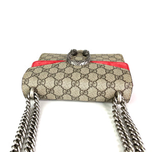 Dionysus GG Mini Shoulder Bag with Red Detail