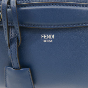 By The Way Mini in Blue Leather Boston Shoulder Bag