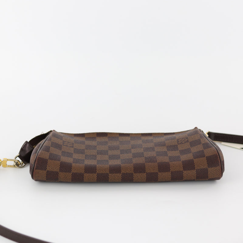 Eva Bag in Damier Ebene with strap