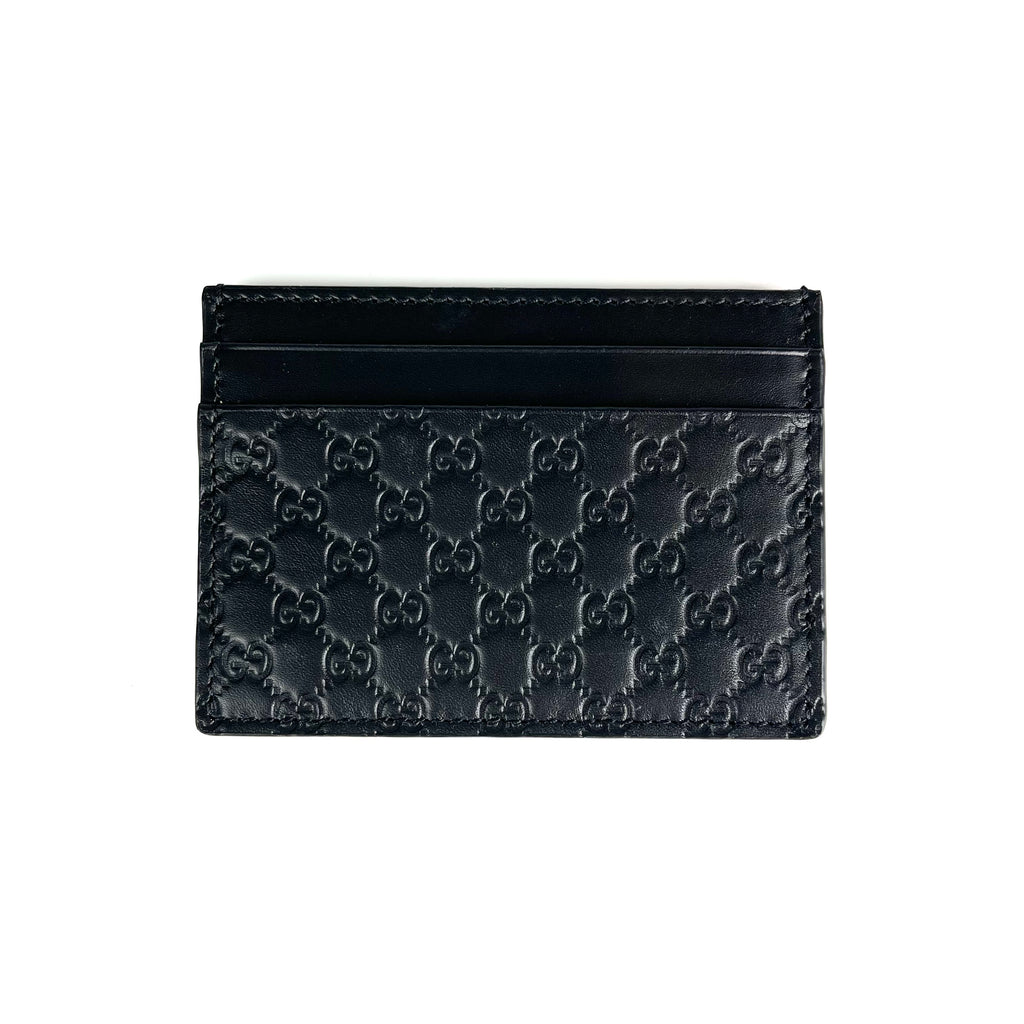 Monogram Card Holder Black