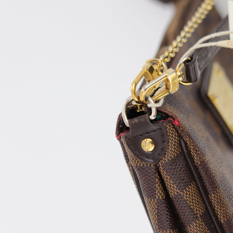 Eva Bag in Damier Ebene with strap