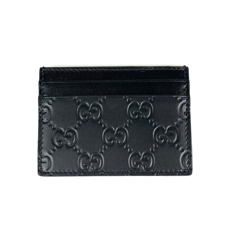 Monogram Card Holder Black