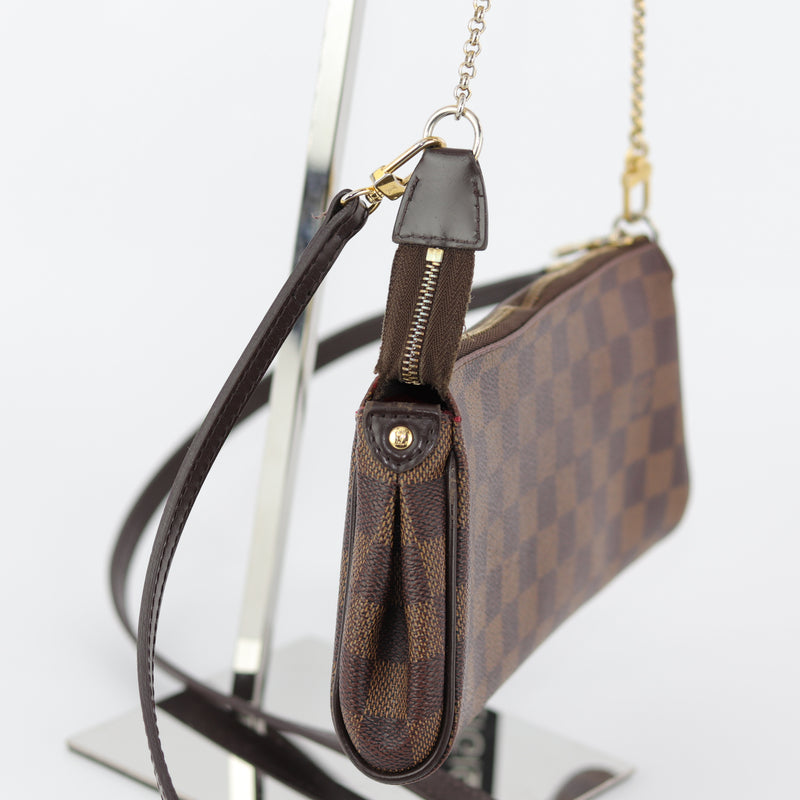 Eva Bag in Damier Ebene with strap