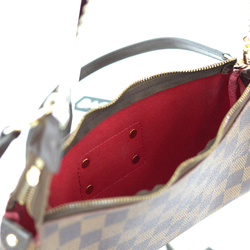 Eva Bag in Damier Ebene with strap