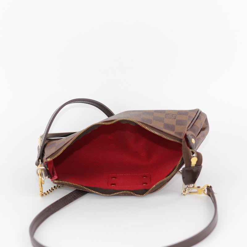 Eva Bag in Damier Ebene with strap