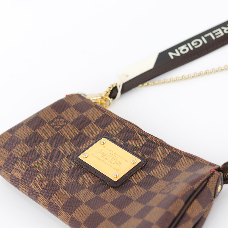 Eva Bag in Damier Ebene with strap