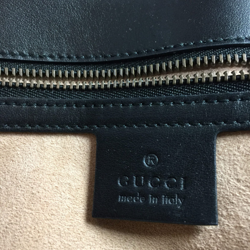 GG Marmont Black Small Matelassé Shoulder Bag