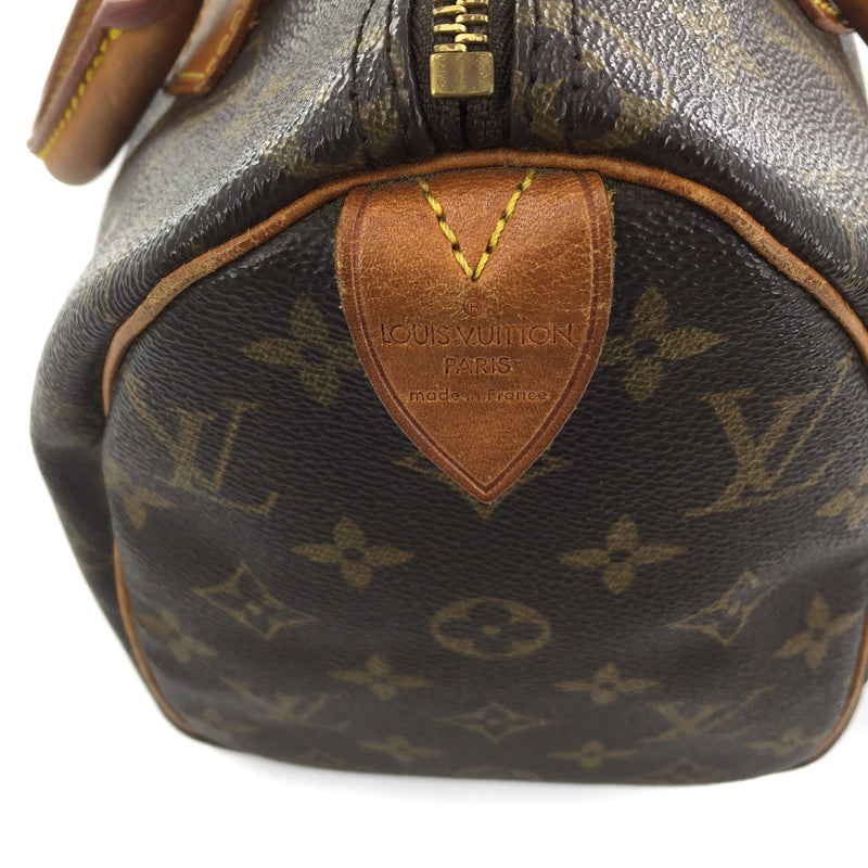 Louis Vuitton Vintage Monogram Canvas Speedy 25 Satchel (SHF-16510