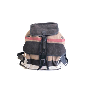 Backpack in Striped Pattern