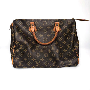 Vintage Monogram Speedy 30 Canvas Bag