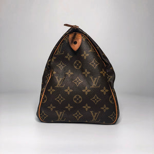 Vintage Monogram Speedy 30 Canvas Bag