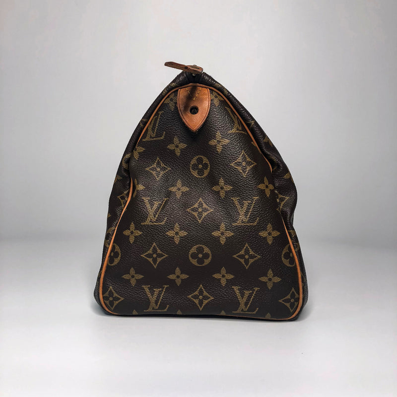 Vintage Monogram Speedy 30 Canvas Bag