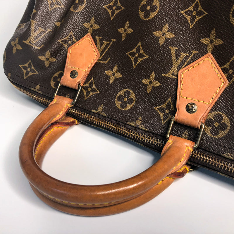 Vintage Monogram Speedy 30 Canvas Bag