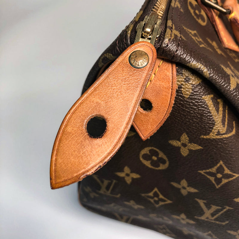 Vintage Monogram Speedy 30 Canvas Bag
