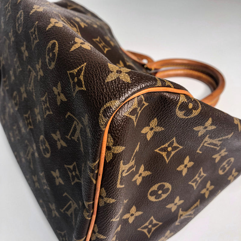 Vintage Monogram Speedy 30 Canvas Bag