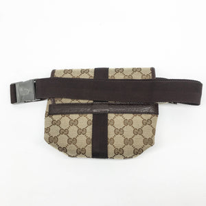 Classic GG Monogram Belt Bag with Front Buckle