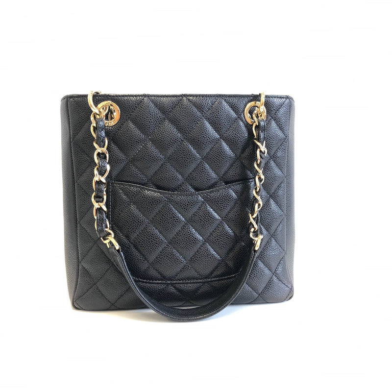 PST in black caviar leather ghw