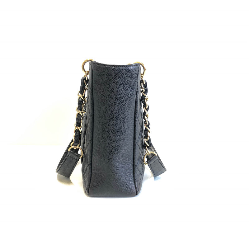 PST in black caviar leather ghw