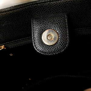 PST in black caviar leather ghw