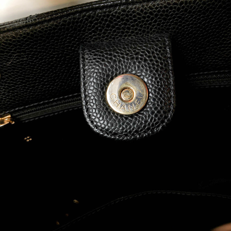PST in black caviar leather ghw