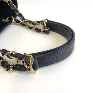 PST in black caviar leather ghw