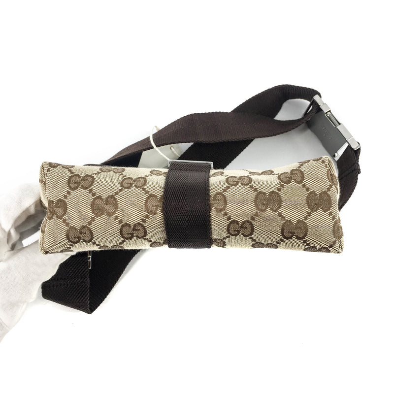 Classic GG Monogram Belt Bag with Front Buckle
