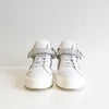 Coby High Top Sneakers in White with Crystal details