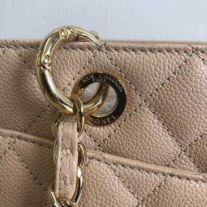 GST in Beige Caviar Leather with GHW