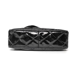 Vintage Black Patent Leather Camera Bag 13 Series