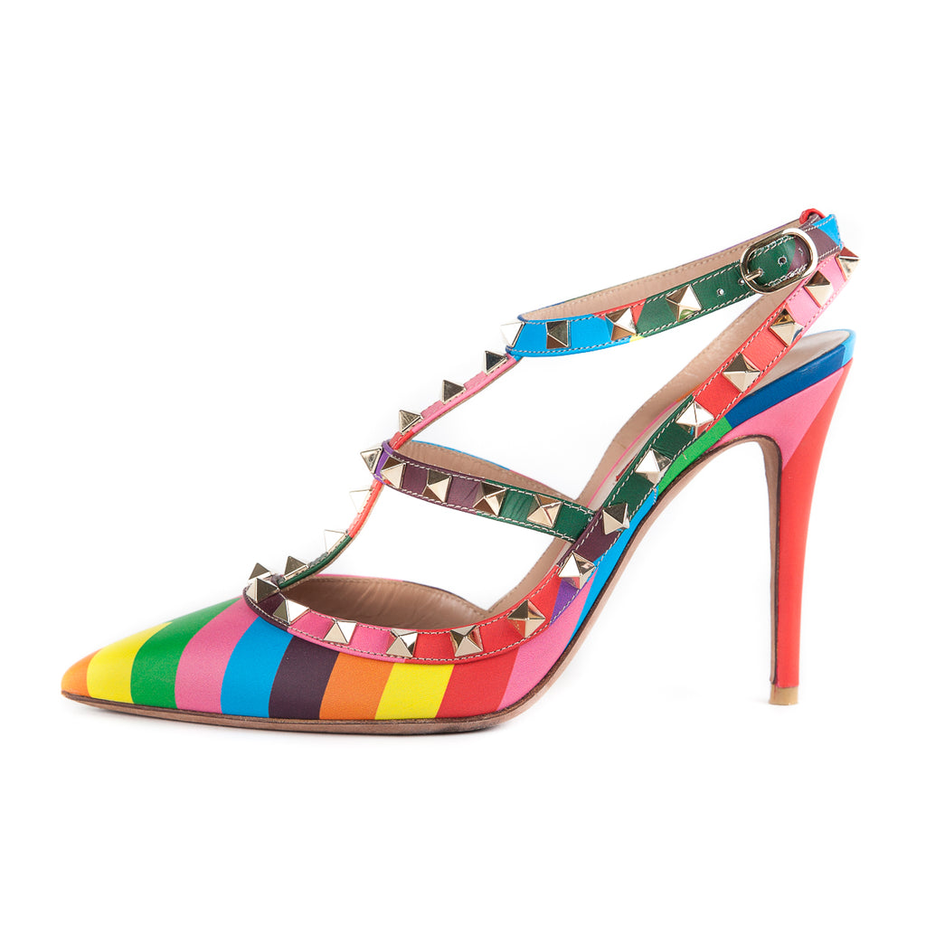 Rockstud Harlequin 100 Heels Multicolour