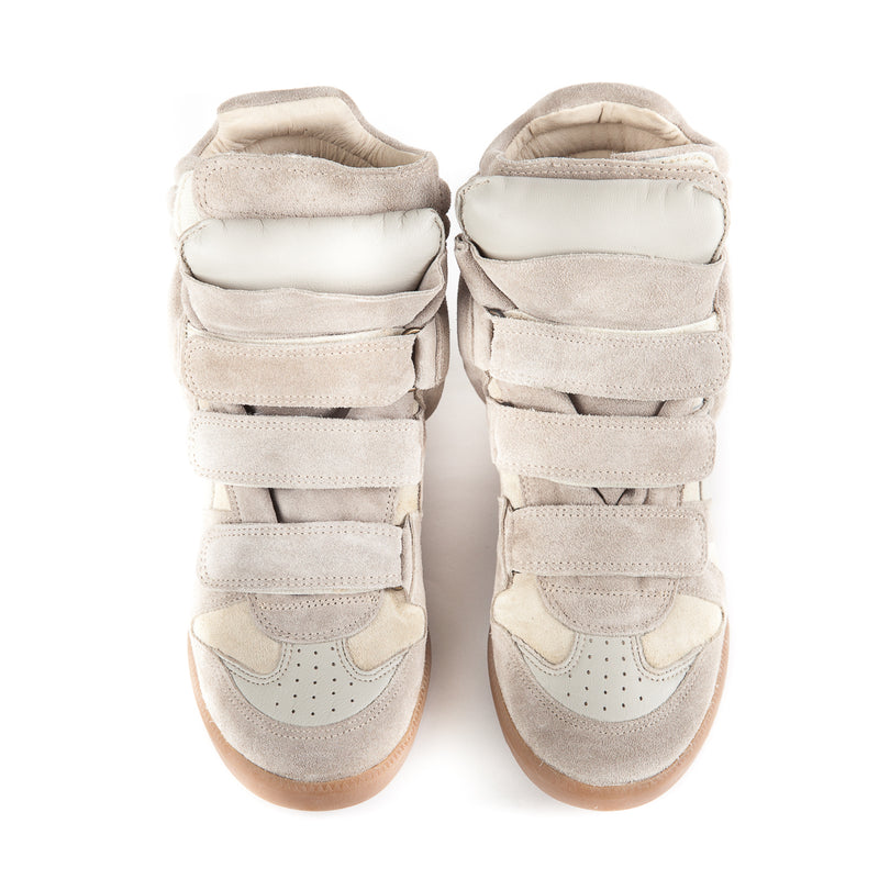 Bekett Leather and Suede Sneakers