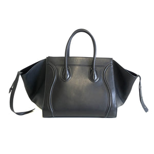 Medium Phantom Handbag in Black