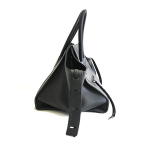 Medium Phantom Handbag in Black