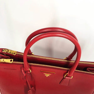 Saffiano Galleria Red Large Bag