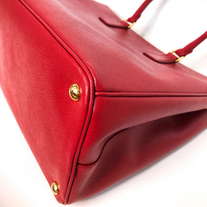 Saffiano Galleria Red Large Bag