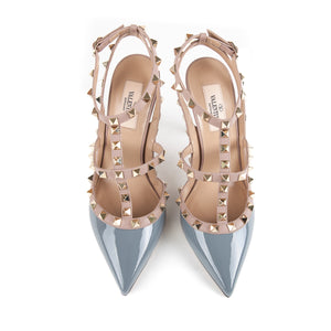 Classic Rockstuds Patent Gray-Blue