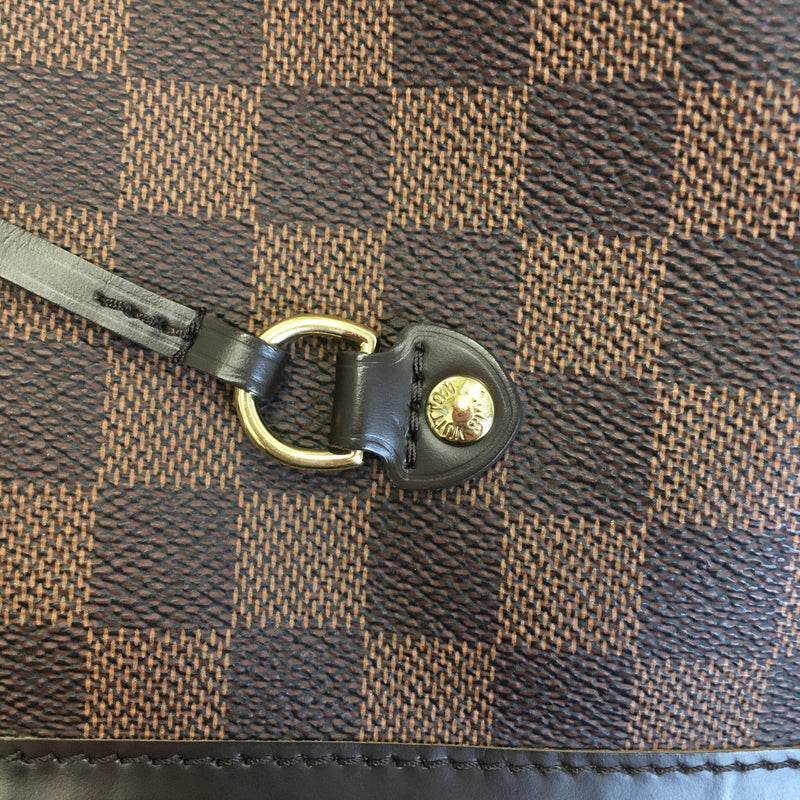 Louis Vuitton Damier Ebene Neverfull GM Bag W/ MGCV INITIALS – The Closet