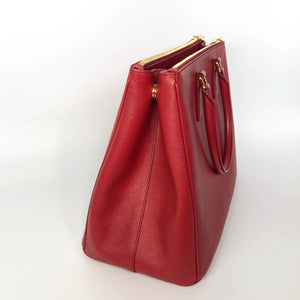 Saffiano Galleria Red Large Bag