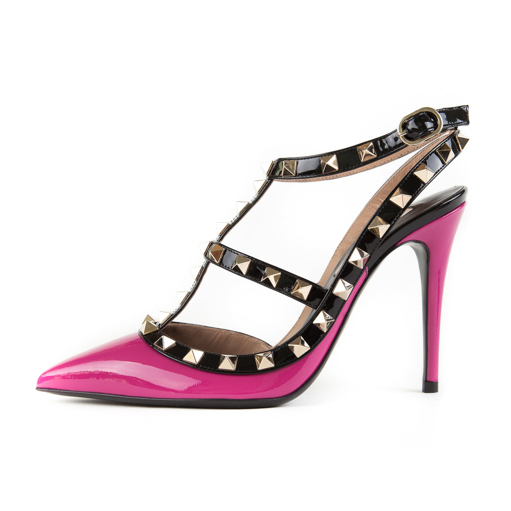 Rockstuds in Magenta and Black