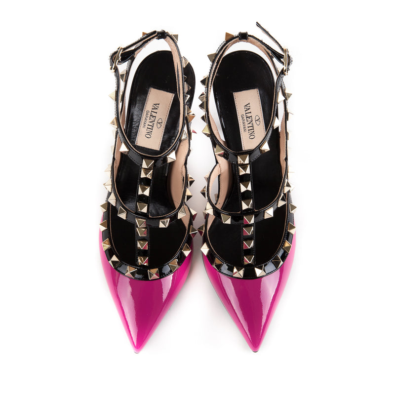 Rockstuds in Magenta and Black
