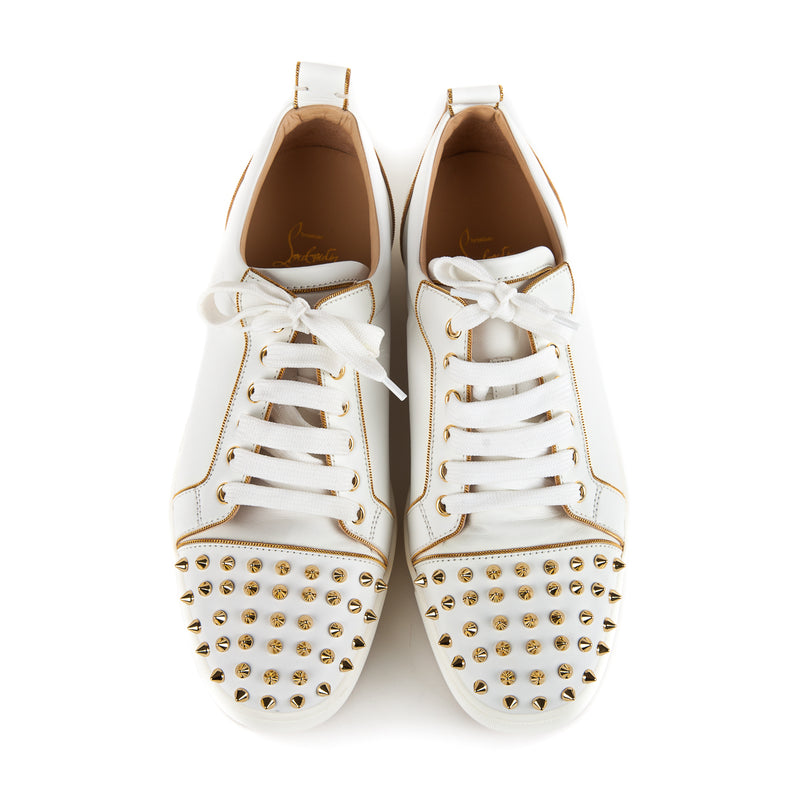 Rush Spiked Sneaker, White