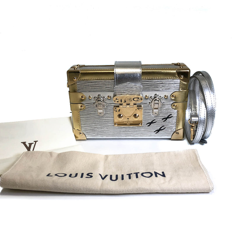 Louis Vuitton Petite Malle Bag Trunk - Like New - OneLuxury